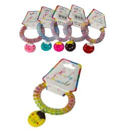 24 of Silicone Coil Bracelet [donuts]