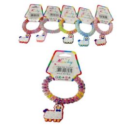 24 of Silicone Coil Bracelet [llamas]
