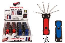 16 Pieces Screwdriver Flashlight (7-IN-1) - Screwdrivers and Sets