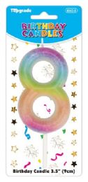 24 Pieces Birthday Candle #8 - Birthday Candles