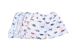 300 Pieces Netural Gender White Printed Shorts (0-9) - Baby Apparel