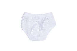 360 Pieces Girl's White Laced Underwear (4-6) 30dz - Baby Apparel