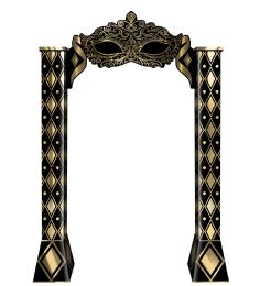 Masquerade 3-D Archway Prop - Photo Prop Accessories & Door Cover