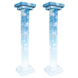 Winter Wonderland 3-D Tall Column Props - Store