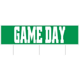 6 pieces Plastic Jumbo Game Day Yard Sign - Signs & Flags