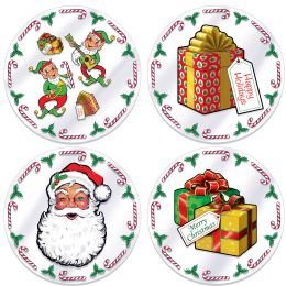 12 of Plastic Santa's Workshop Placemats