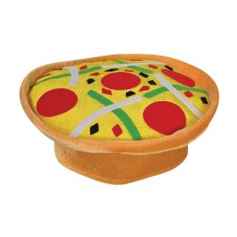 6 pieces Plush Pizza Hat - Party Hats & Tiara