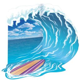 Luau Surfing Photo Prop StanD-up - Photo Prop Accessories & Door Cover