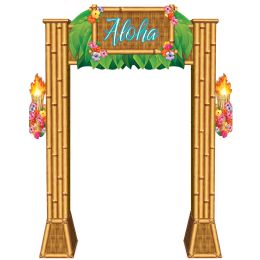 Luau 3-D Archway Prop - Photo Prop Accessories & Door Cover