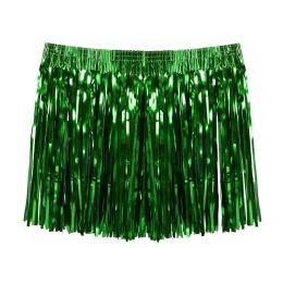 12 pieces Tinsel Hula Skirt - Costumes & Accessories