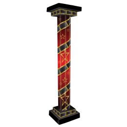 Red Carpet 3-D Tall Column Props - Photo Prop Accessories & Door Cover