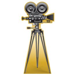 Red Carpet Movie Camera StanD-up - Party Paper Goods
