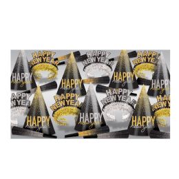 Silver & Gold Midnight Burst Asst For 50 - New Years
