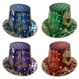 25 pieces Midnight Masquerade HI-Hats - Party Hats & Tiara