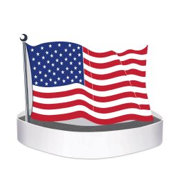 12 pieces American Flag Headband - Costumes & Accessories