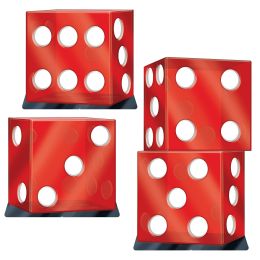 Casino Dice StanD-Ups - Photo Prop Accessories & Door Cover