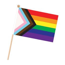 6 pieces Pkgd Pride Flags - Hanging Decorations & Cut Out