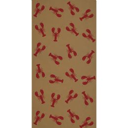 6 pieces Lobster Kraft Paper Table Roll - Party Paper Goods