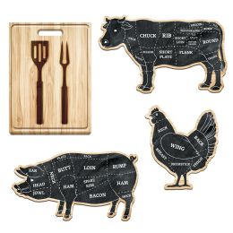 12 pieces Bbq Cutouts - Hanging Decorations & Cut Out