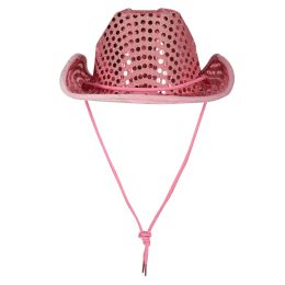 6 pieces Sequined Cowboy Hat - Party Hats & Tiara