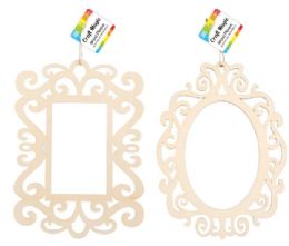 24 Pieces Wooden Frame - Craft Kits