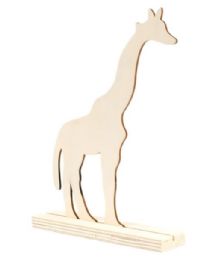 24 Pieces Wood Standing Giraffe - Craft Kits