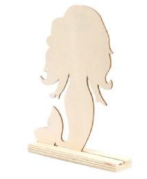 24 Pieces Wood Standing Mermaid - Craft Kits