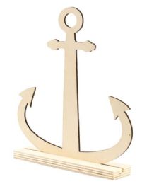 24 Pieces Wood Standing Anchor - Craft Kits