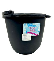 24 Pieces Plastic Bucket 12l Asst Color - Buckets & Basins