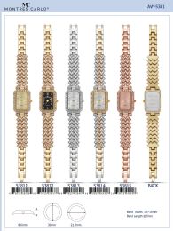 12 pieces Ladies Watch - 53814 assorted colors - Women's Watches