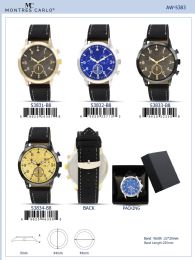 12 pieces Men's Watch - 53834-B8 assorted colors - Men's Watches