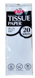 96 of 20" X 20" White Tissue Paper 20ct