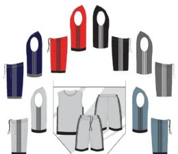 48 Pieces Mens Activewear Set, Muscle Top And Shorts Sizes M-2xl - Men's Activewear