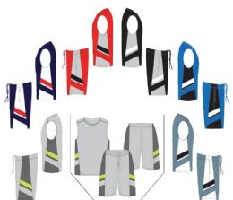48 Pieces Mens Activewear Set, Muscle Top And Shorts Sizes S-xl - Men's Activewear