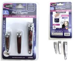 144 of 3-Piece Nail Clipper Set