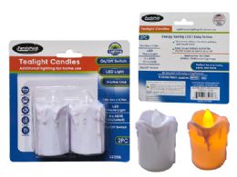 96 Pieces 2 Piece Led Tealight Candles - Candles & Accessories