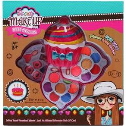 12 pieces 3level Cupcake Shape Toy Make Up In Window Box - Girls Toys