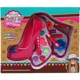 12 pieces 2level Shoe Heel Shape Toy Make Up In Window Box - Girls Toys