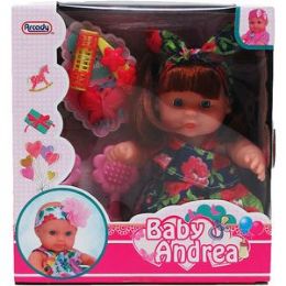 12 pieces Soft Baby Doll In Window Box, 2 Assrt Clrs - Dolls