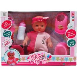 12 pieces Baby Doll W/ In Window Box, 2 Assrt Clrs - Dolls