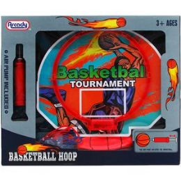 12 pieces Width Backboard Basketball Play Set In Window Box - Balls
