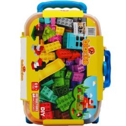 12 pieces Pc Assrt Color Blocks   Window Luggage - Educational Toys