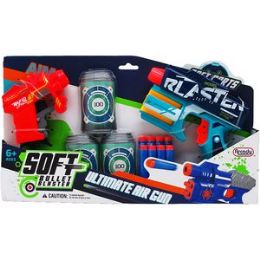 12 of 8.25" Soft Foam Dart Gun Play Set In Open Box