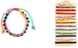 24 of Wholesale Evil Eye Fashion Bracelet