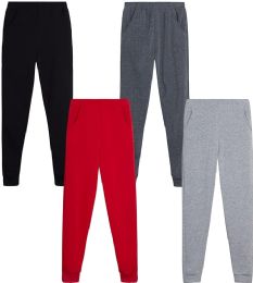 24 Pieces Billionhats Boys Jogger Pants Assorted Colors Size L - Boys Jeans & Pants