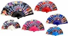 24 of Wholesale Paisley Style Hand Fan