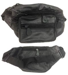 24 of Wholesale Faux Leather Waist Pack/belt Wallet/fanny Pack