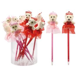 24 Pieces Valentine's Day Pen With Bear - Valentine Decorations