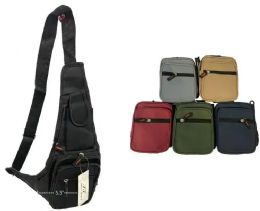 24 of Wholesale Solid Color Crossbody/ Fanny Pack