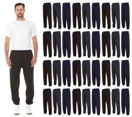 36 of Yacht & Smith Mens Fleece Jogger Pants Assorted Colors Size S